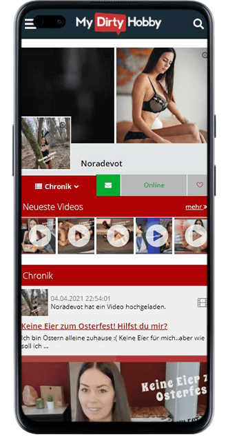 Nora Devot bei MyDirtyHobby